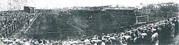Crowd at Gayfield for visit of Celtic in the 30s