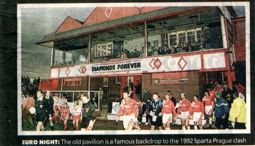 The stand at old Broomfield