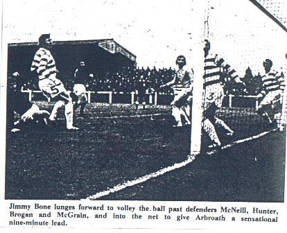 Arbroath's first goal